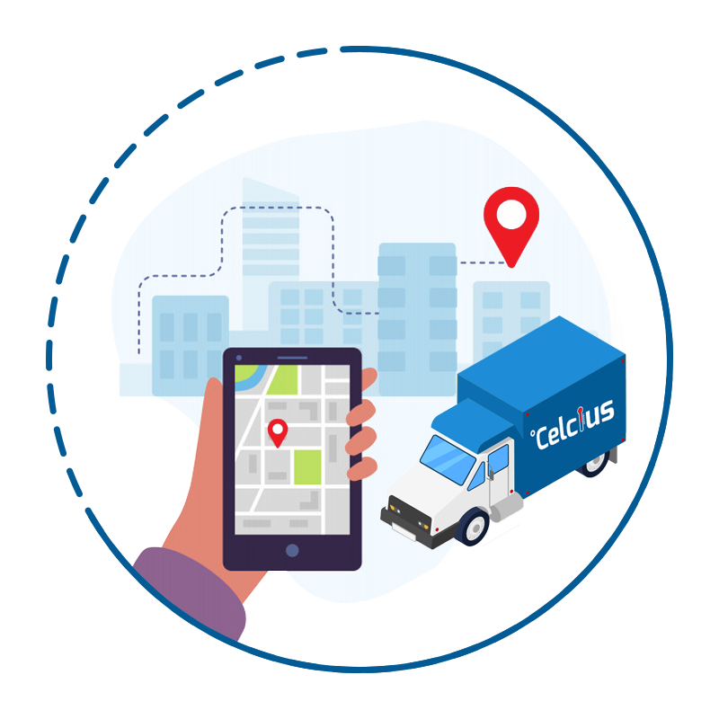 Multi City Transporters - Celcius India's Largest ONLINE cold chain network logo